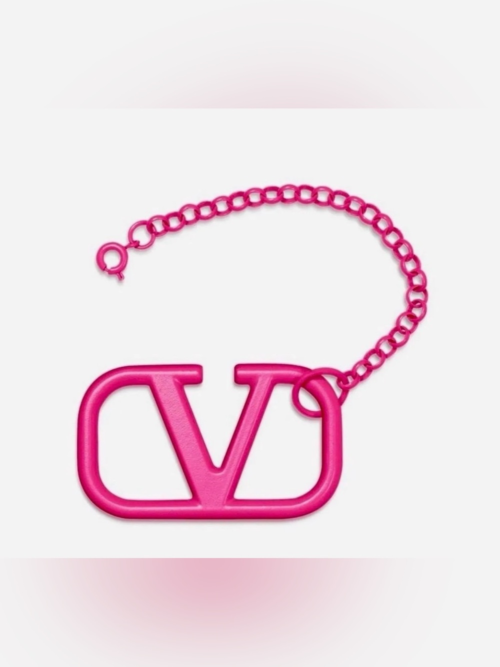 Valentino V Logo Pink Charm 2026 Coffret Novelty Chain NIP